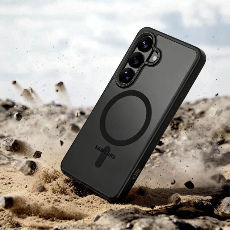 Защитный чехол Tech-Protect Magmat MagSafe для Samsung Galaxy S26 (S942) - Matte Black: фото 5 из 9