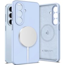 Защитный чехол Tech-Protect Silicone MagSafe для Samsung Galaxy S26 (S942) - Sky Blue: фото 1 из 9