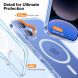 Защитный чехол TORRAS Sparka MagSafe для Apple iPhone 16 - Transparent (366431T). Фото 6 из 13