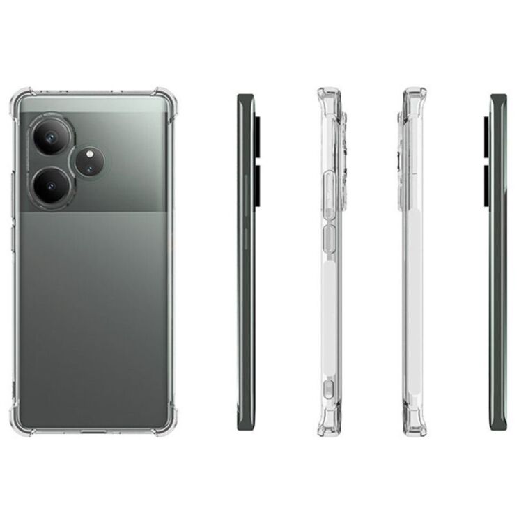Защитный чехол UniCase AirBag для Realme GT 6T / GT 6 - Transparent: фото 5 из 5