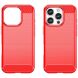 Защитный чехол UniCase Carbon для Apple iPhone 16 Pro Max - Red (360441R). Фото 2 из 8