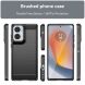 Захисний чохол UniCase Carbon для Motorola Moto G85 - Red (357031R). Фото 3 з 10