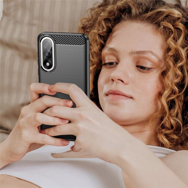 Захисний чохол UniCase Carbon для OnePlus Nord 5 / Ace 5 Ultra - Black: фото 8 з 8