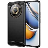 Защитный чехол UniCase Carbon для Realme 11 Pro / 11 Pro+ - Black: фото 1 из 8