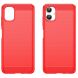 Защитный чехол UniCase Carbon для Samsung Galaxy A06 (A065) - Red (365110R). Фото 2 из 8