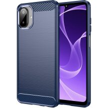 Защитный чехол UniCase Carbon для Samsung Galaxy A07 (A075) - Blue: фото 1 из 8