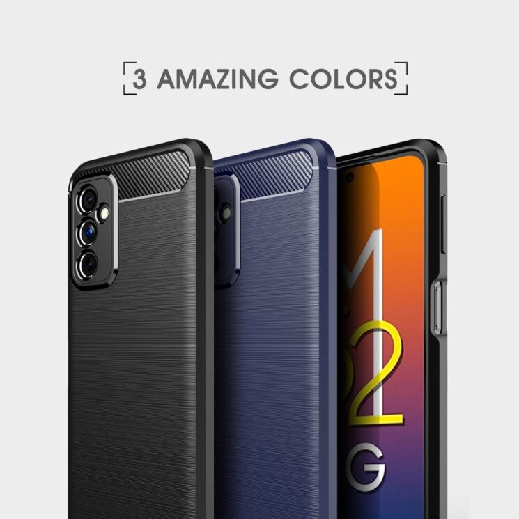Защитный чехол UniCase Carbon для Samsung Galaxy M52 (M526) - Black: фото 9 из 9