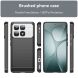 Захисний чохол UniCase Carbon для Xiaomi 14T Pro - Blue (365604L). Фото 3 з 12