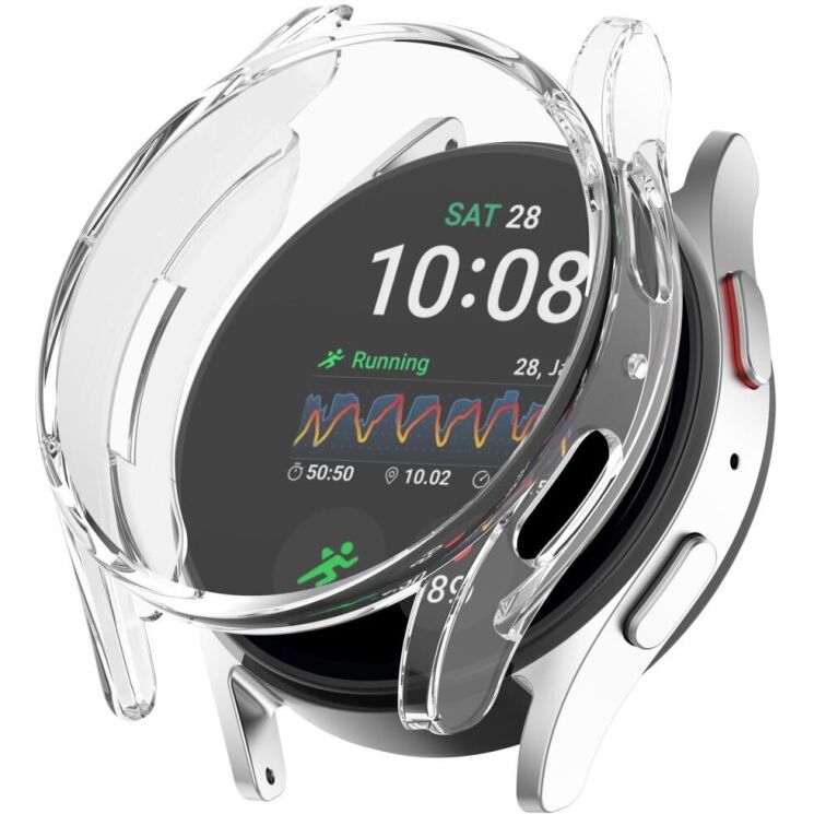 Захисний чохол UniCase Crystal Cover для Samsung Galaxy Watch 7 (40mm) - Transparent: фото 1 з 7