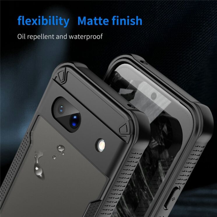 Защитный чехол UniCase Falcon Frame для Google Pixel 8A - Black: фото 7 из 10