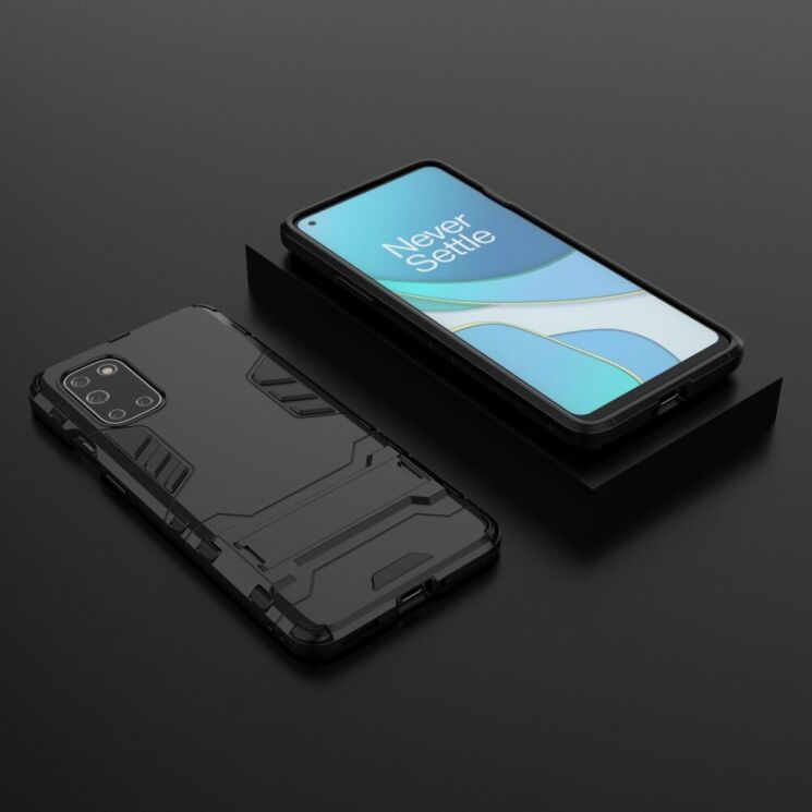 Защитный чехол UniCase Hybrid для OnePlus 8T - Black: фото 8 из 11