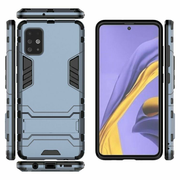 Защитный чехол UniCase Hybrid для Samsung Galaxy A51 (А515) - Blue: фото 5 из 8