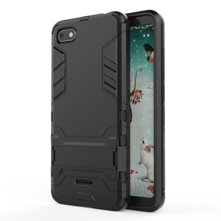 Захисний чохол UniCase Hybrid для Xiaomi Redmi 6A - Black: фото 2 з 10