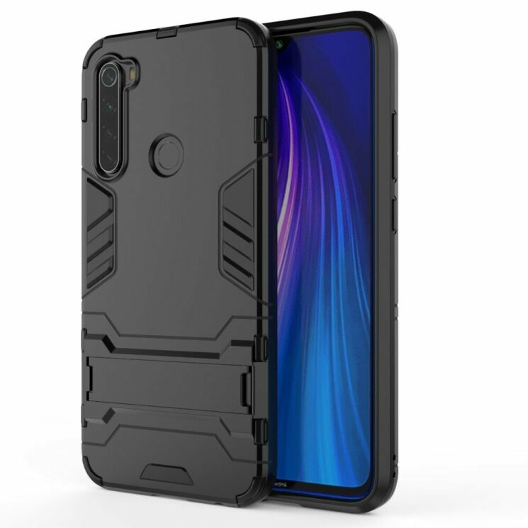 Захисний чохол UniCase Hybrid для Xiaomi Redmi Note 8 / Note 8 (2021) - Black: фото 2 з 10