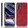 Защитный чехол UniCase Leather Series для Realme 7 Pro - Red (250627R)