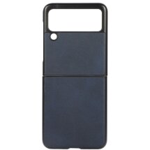 Защитный чехол UniCase Leather Series для Samsung Galaxy Flip 3 - Blue: фото 1 из 4