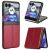 Защитный чехол UniCase Leather Series (FF) для Motorola Razr 50 / Razr 70 - Red: фото 1 из 7