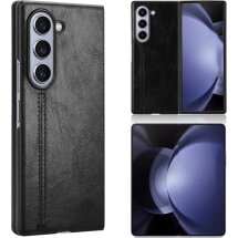 Защитный чехол UniCase Leather Series (FF) для Samsung Galaxy Fold 6 - Black: фото 1 из 6