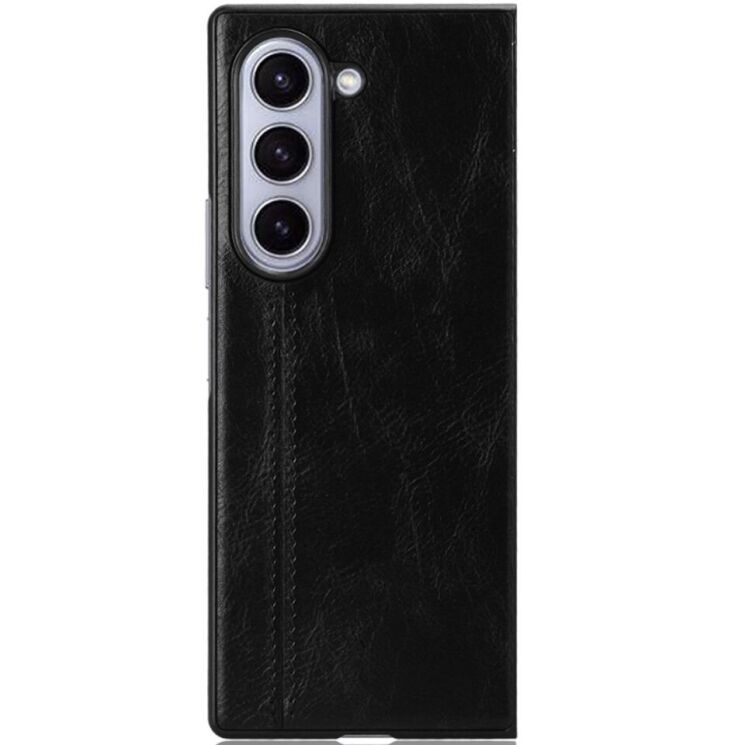 Защитный чехол UniCase Leather Series (FF) для Samsung Galaxy Fold 6 - Black: фото 4 из 6