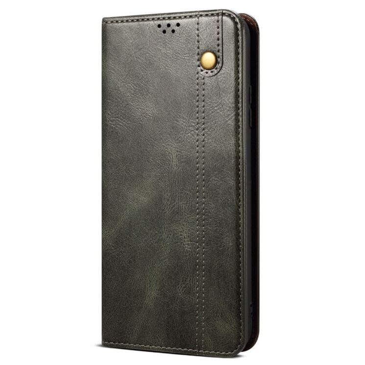 Захисний чохол UniCase Leather Wallet для Apple iPhone 14 Pro Max - Green: фото 2 з 9