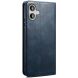 Защитный чехол UniCase Leather Wallet для Apple iPhone 16 - Blue (366457L). Фото 5 из 10