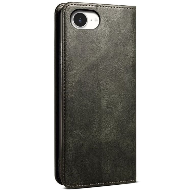 Защитный чехол UniCase Leather Wallet для Apple iPhone 16e - Green: фото 7 из 7