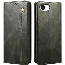 Защитный чехол UniCase Leather Wallet для Apple iPhone 16e - Green: фото 1 из 7