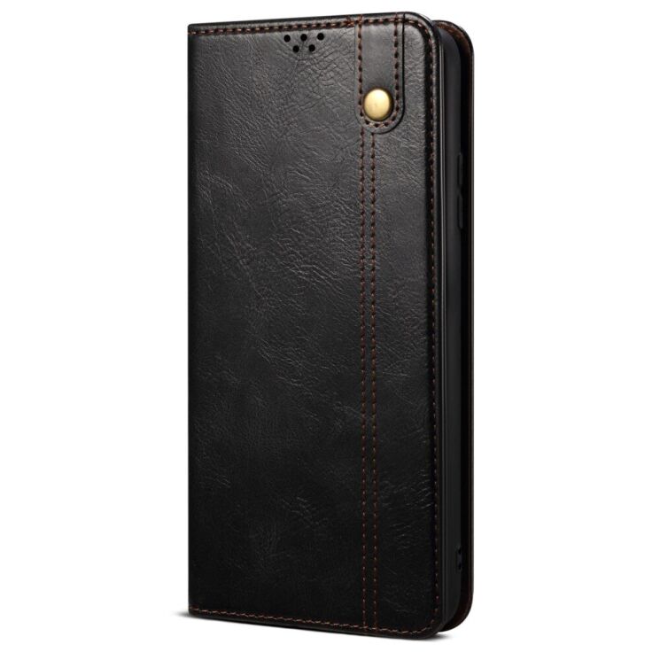 Защитный чехол UniCase Leather Wallet для Realme C63 / Note 60 - Black: фото 5 из 6