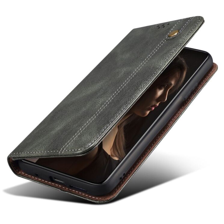 Защитный чехол UniCase Leather Wallet для Samsung Galaxy A36 (A366) - Green: фото 4 из 7