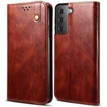 Захисний чохол UniCase Leather Wallet для Samsung Galaxy S21 (G991) - Red: фото 1 з 17