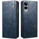 Защитный чехол UniCase Leather Wallet для Samsung Galaxy S25 Edge (S937) - Blue (377505L). Фото 1 из 7