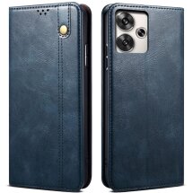 Защитный чехол UniCase Leather Wallet для Xiaomi Redmi 13 - Blue: фото 1 из 6
