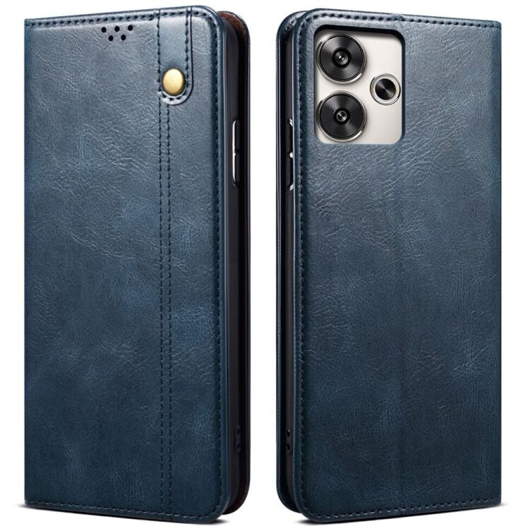 Захисний чохол UniCase Leather Wallet для Xiaomi Redmi 13 - Blue: фото 1 з 6