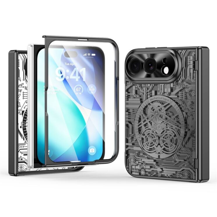 Захисний чохол UniCase Mechanical Legend для iPhone Duo - Black (435039B) Захисний чохол UniCase Mechanical Legend для iPhone Duo - Black: фото 1 з 8