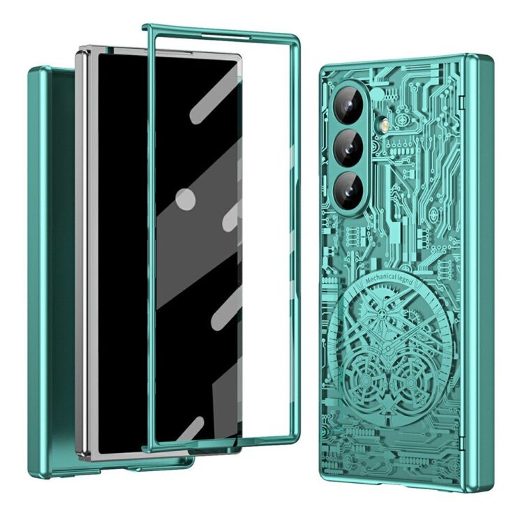 Захисний чохол UniCase Mechanical Legend для Samsung Galaxy Fold 7 - Green: фото 1 з 7