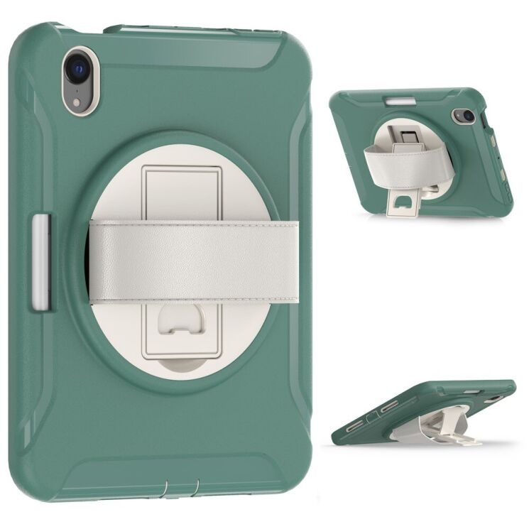 Захисний чохол UniCase Rugged-X для Apple iPad mini 6 / 7 (2021/2024) - Emerald Green: фото 4 з 12