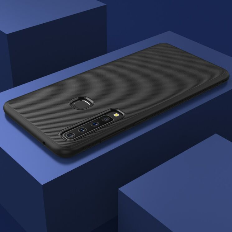 Захисний чохол UniCase Twill Soft для Samsung Galaxy A9 2018 (A920) - Black: фото 8 з 9