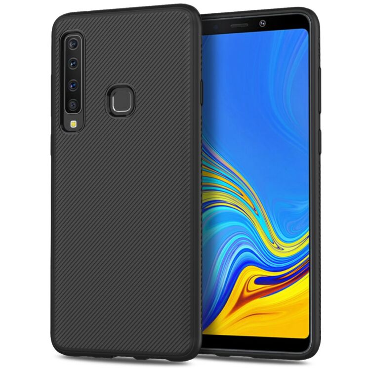 Захисний чохол UniCase Twill Soft для Samsung Galaxy A9 2018 (A920) - Black: фото 4 з 9