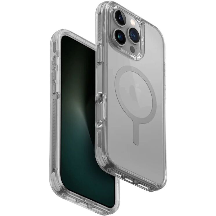 Защитный чехол UNIQ Combat для Apple iPhone 16 Pro Max - Stone Grey: фото 1 из 7