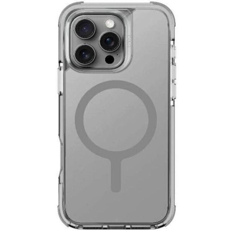 Защитный чехол UNIQ Combat для Apple iPhone 16 Pro Max - Stone Grey: фото 2 из 7