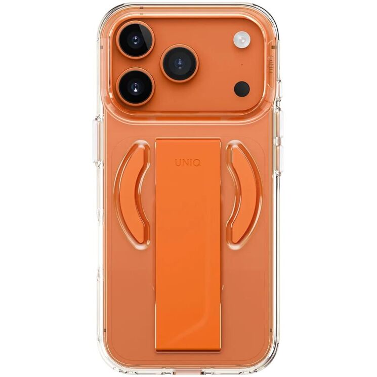 Защитный чехол UNIQ Heldro Air MagClick для iPhone 17 Pro (UNIQ-IP6.3P(2025)-HELAMVORG) - Orange: фото 3 из 6
