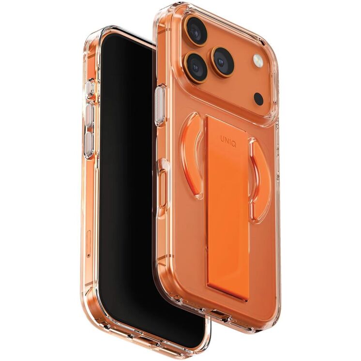 Защитный чехол UNIQ Heldro Air MagClick для iPhone 17 Pro (UNIQ-IP6.3P(2025)-HELAMVORG) - Orange: фото 1 из 6