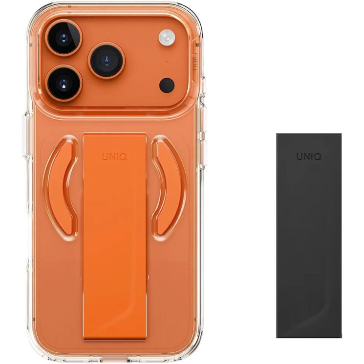 Защитный чехол UNIQ Heldro Air MagClick для iPhone 17 Pro (UNIQ-IP6.3P(2025)-HELAMVORG) - Orange: фото 2 из 6