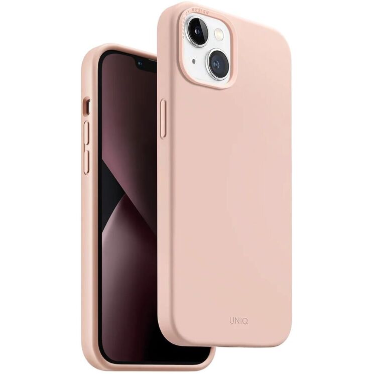 Защитный чехол UNIQ Lino Hue для Apple iPhone 14 Plus - Pink: фото 1 из 7