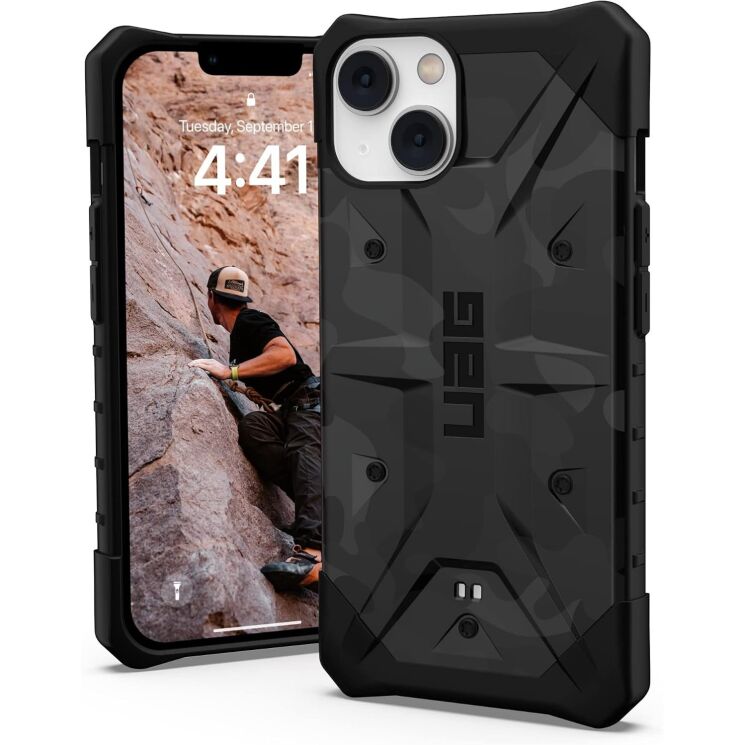 Защитный чехол URBAN ARMOR GEAR Pathfinder для iPhone 14 / iPhone 13 (114056114061) - Midnight Camo (304573M) Защитный чехол URBAN ARMOR GEAR Pathfinder для iPhone 14 / iPhone 13 (114056114061) - Midnight Camo: фото 2 из 5