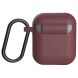 Защитный чехол URBAN ARMOR GEAR (UAG) [U] Dot Silicone Case для Apple AirPods 1 / 2 - Aubergine (204521A). Фото 2 из 10