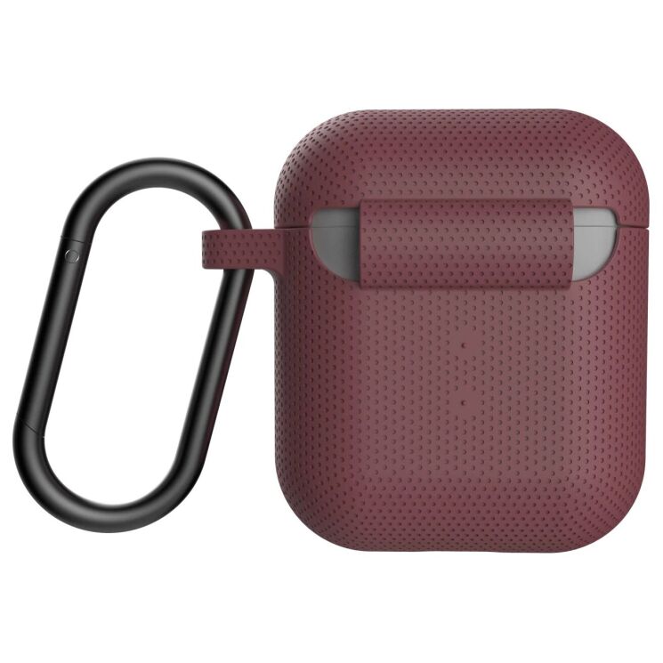 Защитный чехол URBAN ARMOR GEAR (UAG) [U] Dot Silicone Case для Apple AirPods 1 / 2 - Aubergine: фото 2 из 10