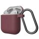 Защитный чехол URBAN ARMOR GEAR (UAG) [U] Dot Silicone Case для Apple AirPods 1 / 2 - Aubergine (204521A). Фото 5 из 10