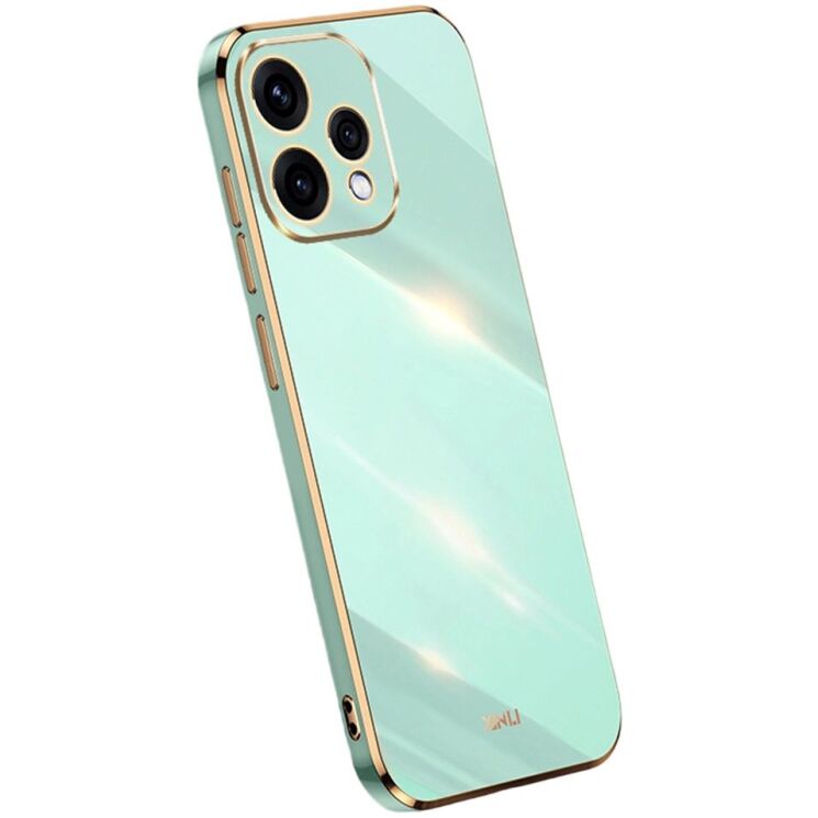 Защитный чехол XINLI Porcelain Design для OPPO Reno 15 - Cyan: фото 1 из 6