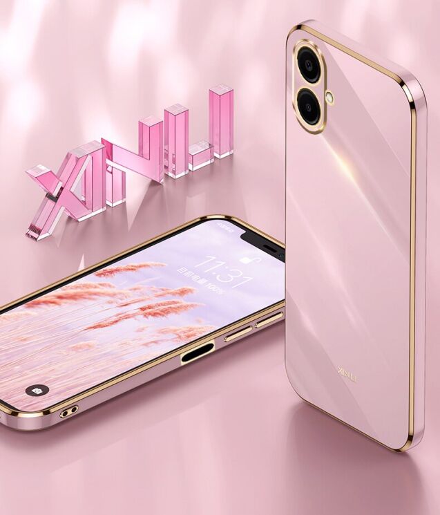 Защитный чехол XINLI Porcelain Design для Samsung Galaxy A07 (A075) - Black: фото 5 из 9